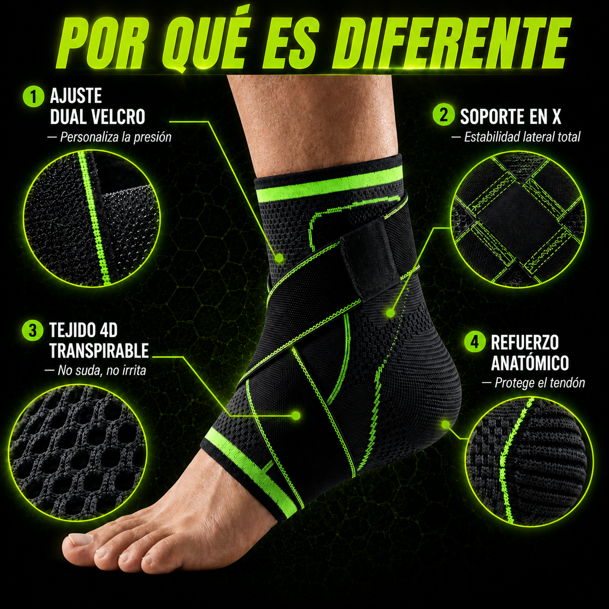 Tobillera de compresión X2 + Envio GRATIS!