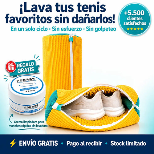 Funda Teniswash Premium + Crema Limpiadora de Regalo 🎁