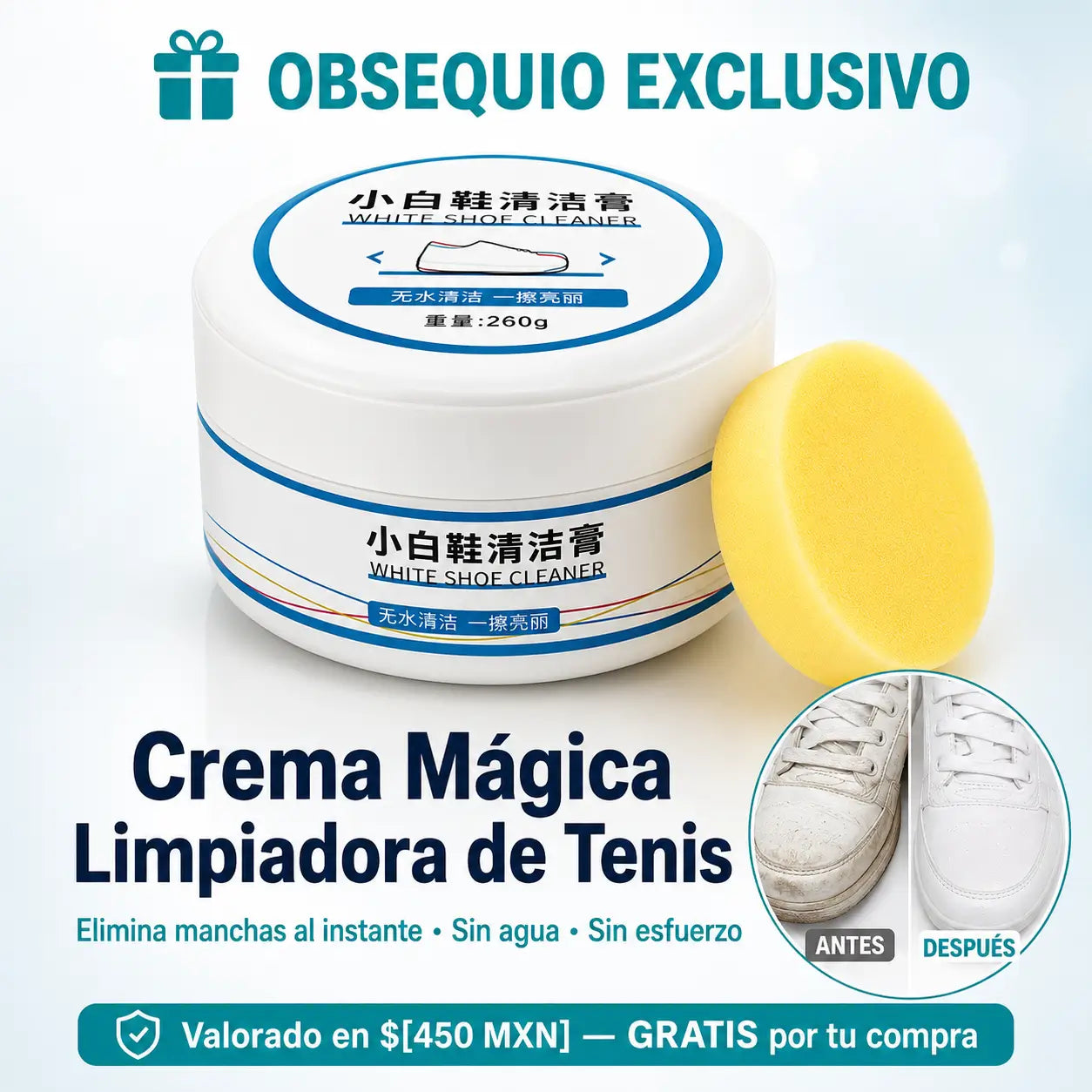 Funda Teniswash Premium + Crema Limpiadora de Regalo 🎁